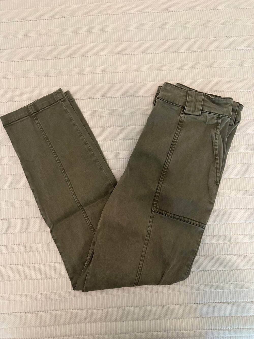 Joie XS Straight Leg Olive Pants